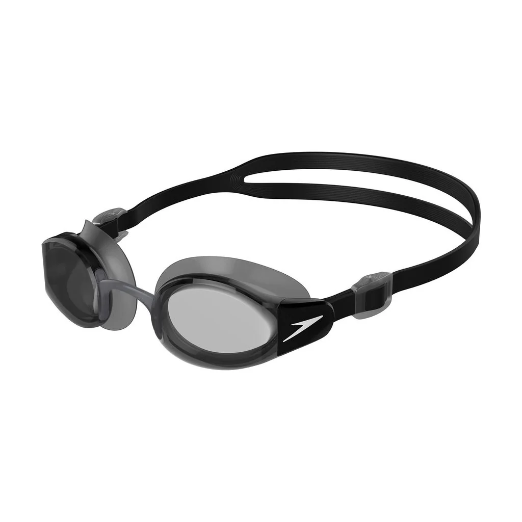 Swimming goggles with corrective prescription lenses